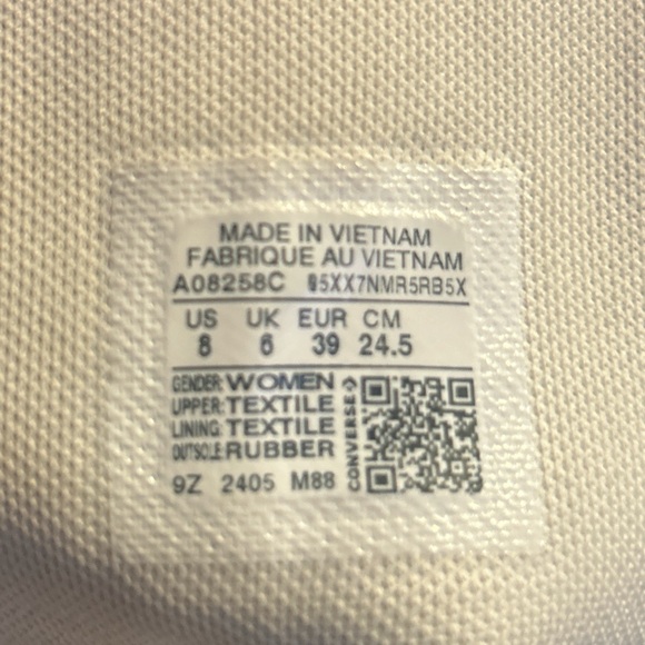 Converse Black and White High-Top Sneakers - Picture 8 of 8